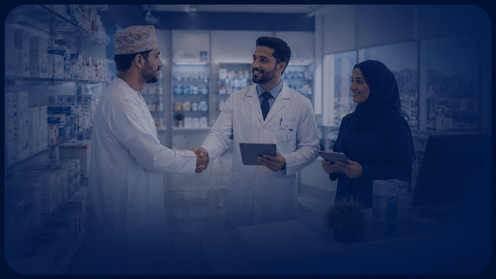 فريق أنمر يناقش فرصة تجارية مع الشركاء